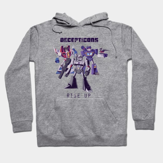 Decepticons: Rise Up Hoodie by glitzbot